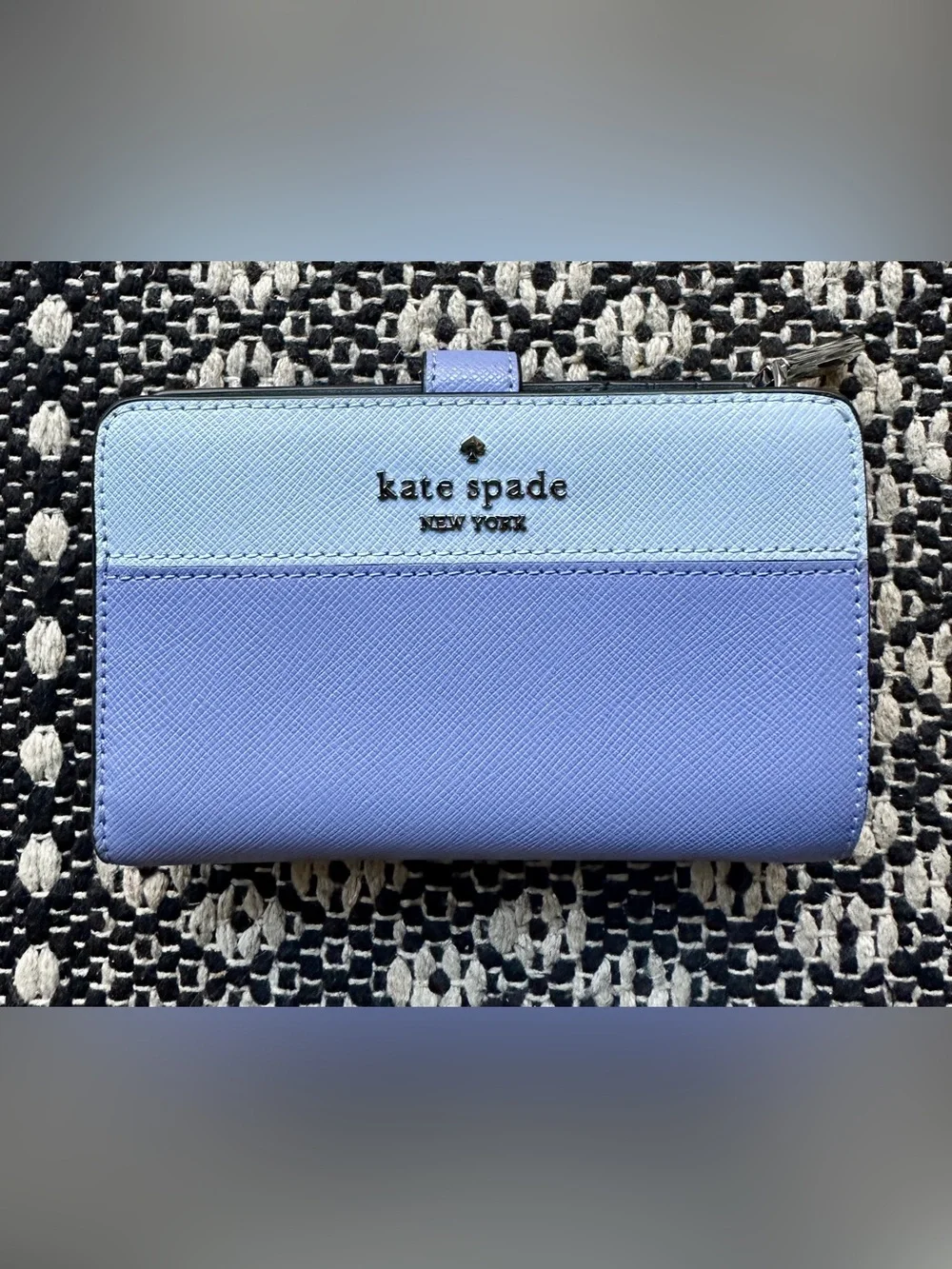 Kate Spade Colorblock Evening Blue Iris Wallet